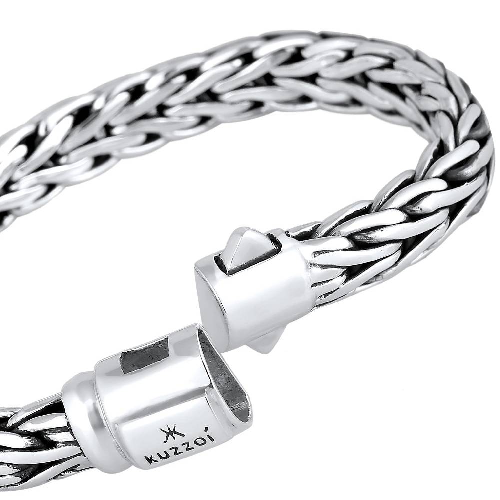 Kuzzoi Glieder-Armband Massiv Neueste Mode