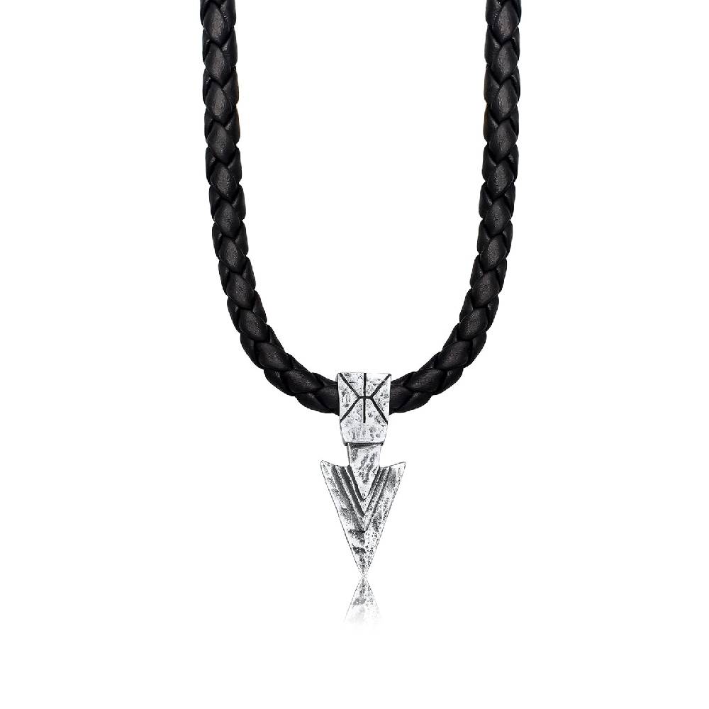 Kuzzoi Halskette Pfeil Anhänger | Leder Blitzangebot