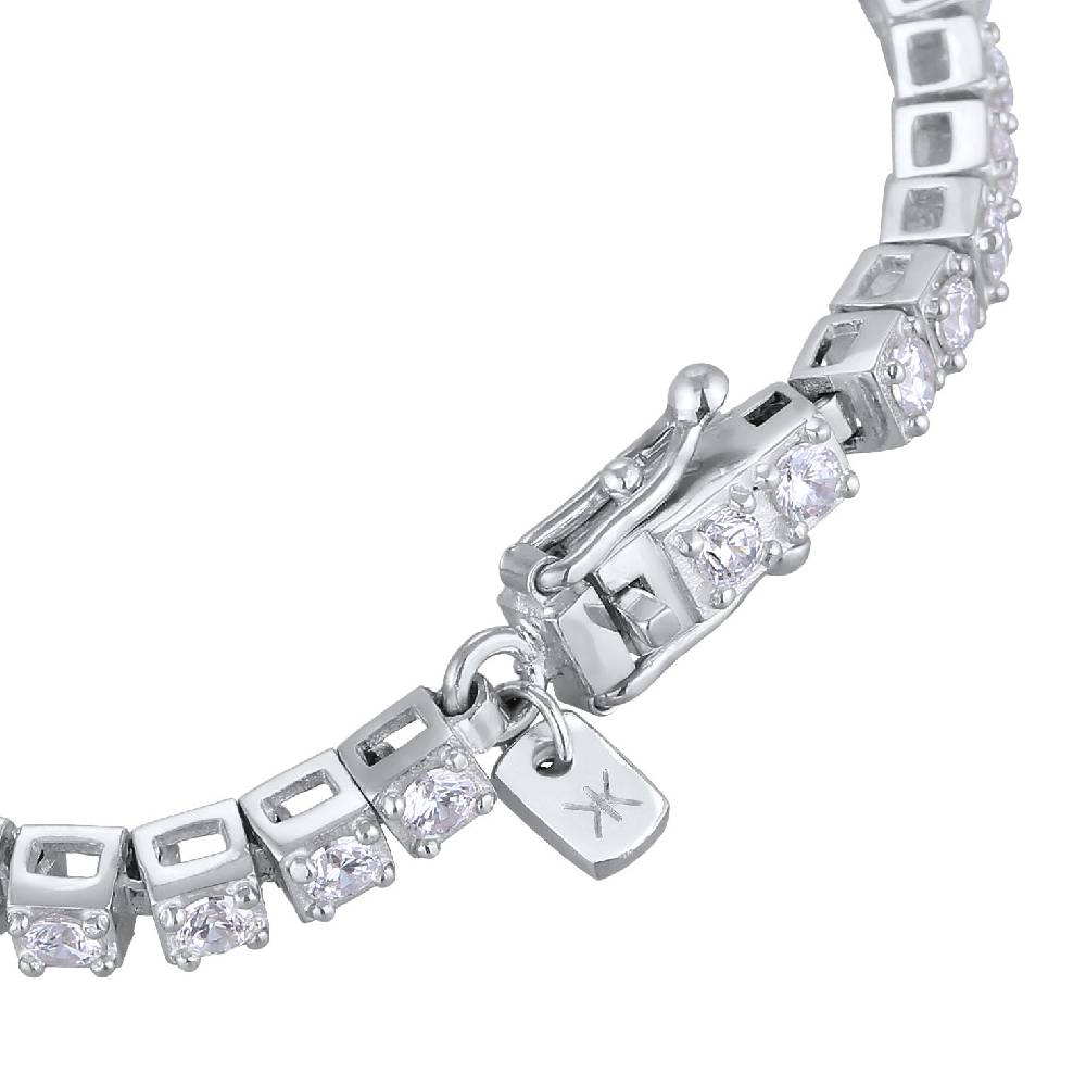 Kuzzoi Armband | Zirkonia Rund Sonderangebot der Fabrik