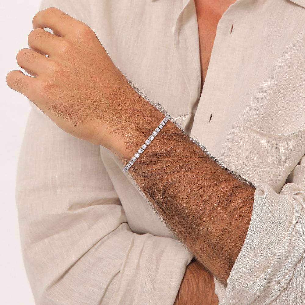 Kuzzoi Armband | Zirkonia Rund Sonderangebot der Fabrik