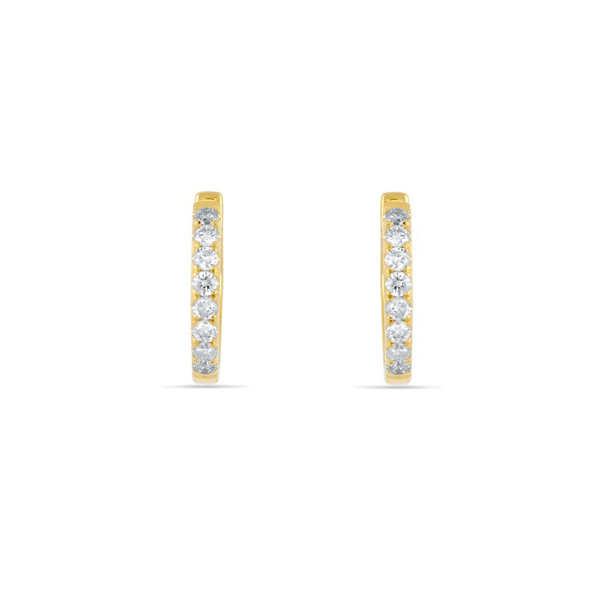 Leaf Jewelry Creole mit Diamanten, 18K Gelbgold JETZT KAUFEN
