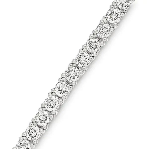 Leaf Jewelry Tennisarmband mit Diamanten, Weißgold, 3.42ct, 17.0cm Letzter Tag