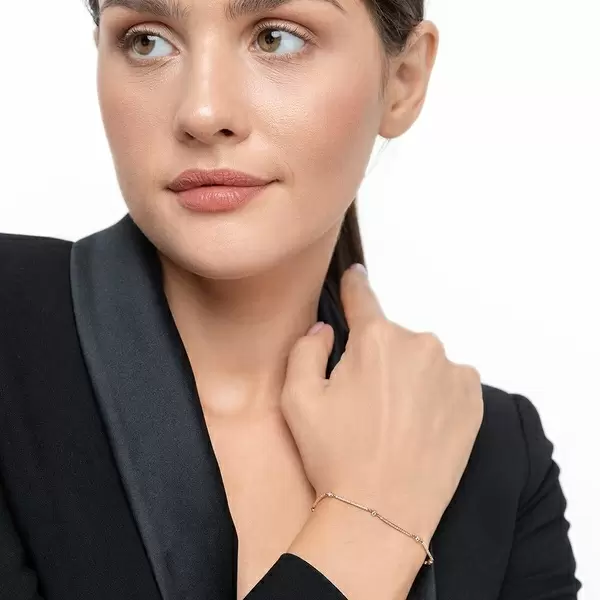 Leaf Jewelry Armband Bar, 18K Weissgold, Diamanten Zeitbegrenzte Promotion