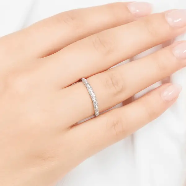 Leaf Jewelry Ring DAZZLE mit Diamanten, 14K Weißgold Bis zu 65% Rabatt