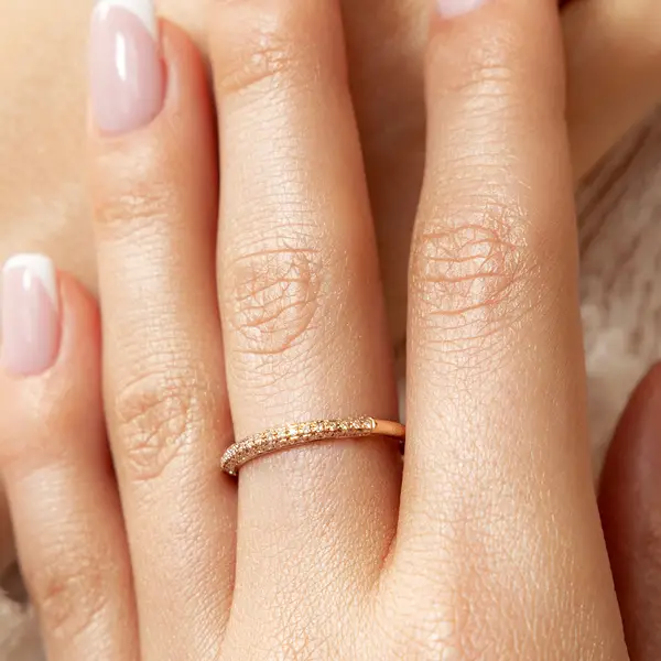 Leaf Jewelry Ring DAZZLE mit Diamanten, 14K Weißgold Bis zu 65% Rabatt