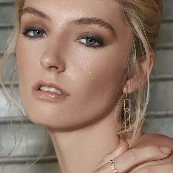 Leaf Jewelry Ohrringe Unique mit Diamanten, 18 K Weißgold Clearance-Verkauf