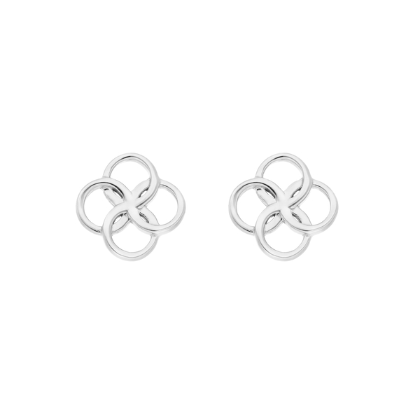 Leaf Jewelry Ohrstecker Clover Charm, 925 Sterlingsilber Fabrik Onlineshop