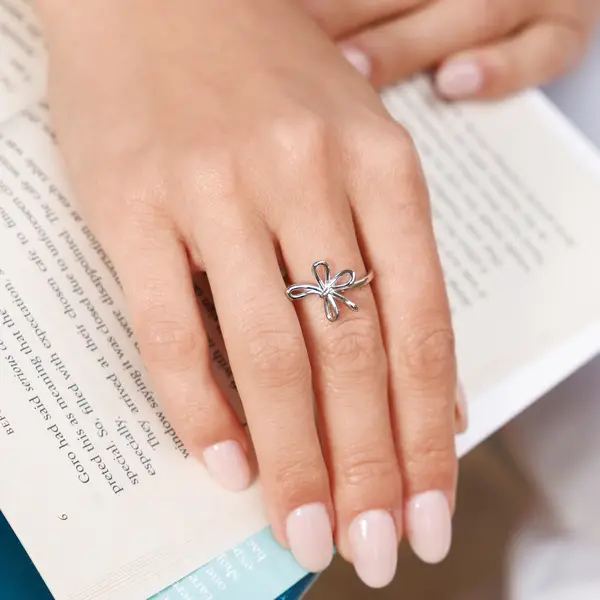 Leaf Jewelry Ring Blossom, 18 K Gelbgold vergoldet Online Shopping