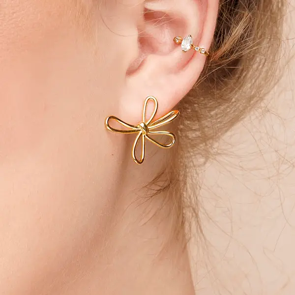 Leaf Jewelry Ohrstecker Blossom, groß, 925 Sterlingsilber Black Friday