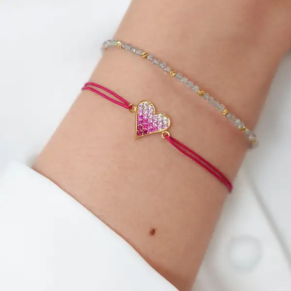 Leaf Jewelry Armkette Serenity, Rubin, 18 K Gelbgold vergoldet Muttertagsangebot