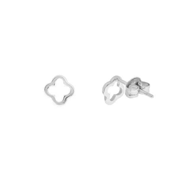 Leaf Jewelry Ohrstecker MINI Clover, 925 Sterlingsilber Tiefpreis