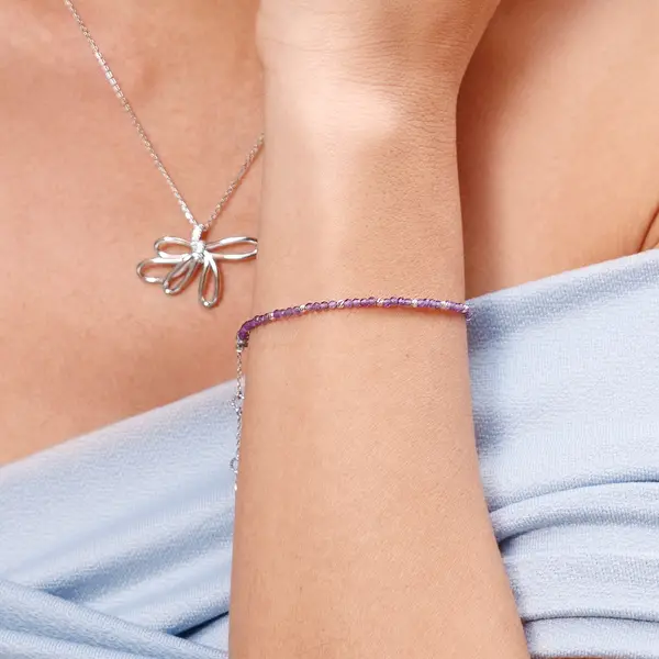 Leaf Jewelry Armkette Serenity, Rubin, 925 Sterlingsilber JETZT KAUFEN
