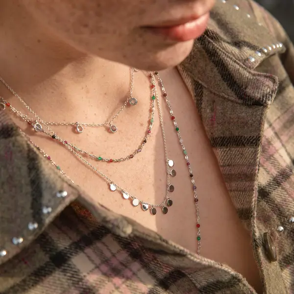 Leaf Jewelry Halskette Platelet, kurz, 18 K Roségold vergoldet Discount Store für neue Produkte