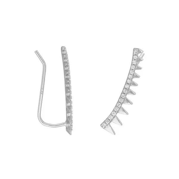 Leaf Jewelry Earclimber Memory II, 925 Sterlingsilber Begrenzt auf 3 Tage