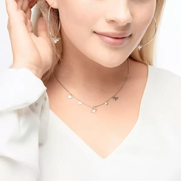 Leaf Jewelry Creole Bee Happy, 925 Sterlingsilber Begrenztes Angebot