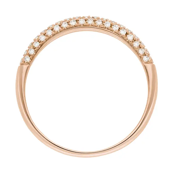 Leaf Jewelry Ring DAZZLE mit Diamanten, 14K Rosegold Saisonale Angebote
