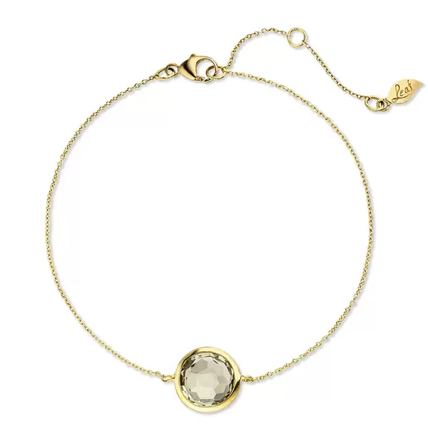 Leaf Jewelry Armkette Green Amethyst, 14 K Gelbgold Kostenloser Versand international
