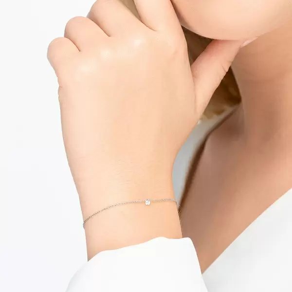 Leaf Jewelry Armkette Pure Diamanten, 18 K Weißgold Bestseller