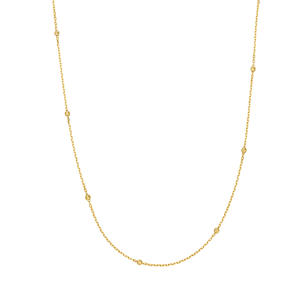 Leaf Jewelry Halskette Beads, 14K Gelbgold Neueste Stile
