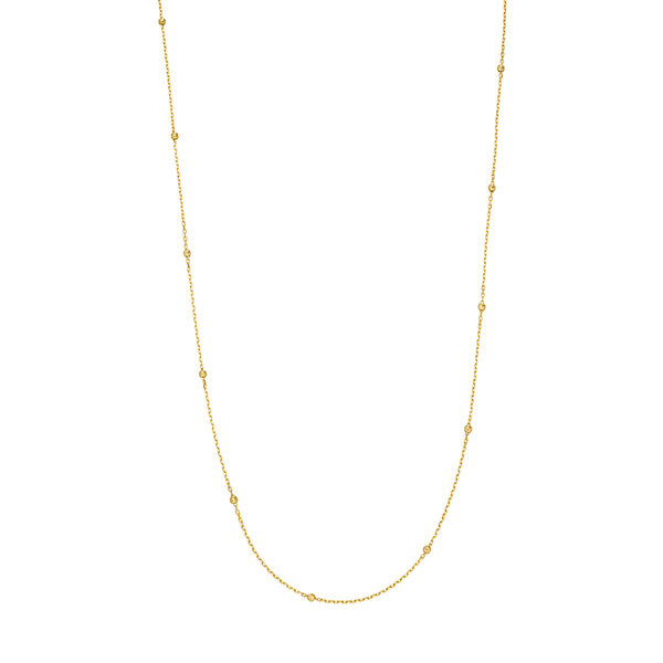 Leaf Jewelry Halskette Beads, 14K Gelbgold Neueste Stile