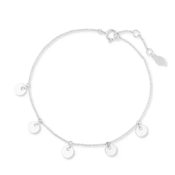 Leaf Jewelry Armkette Platelet, 14 K Weissgold 2025