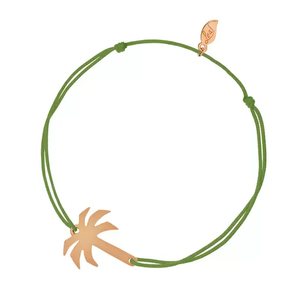 Leaf Jewelry Glücksbändchen Palme, Rosegold vergoldet 50% Rabatt mit kostenlosem Versand