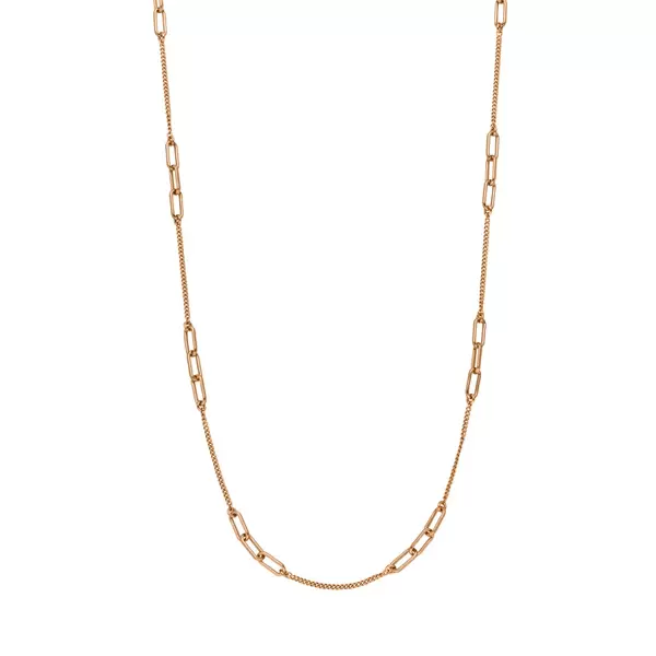 Leaf Jewelry Silber Halskette, CUBE II, Rosegold Rabatte dieses Monats