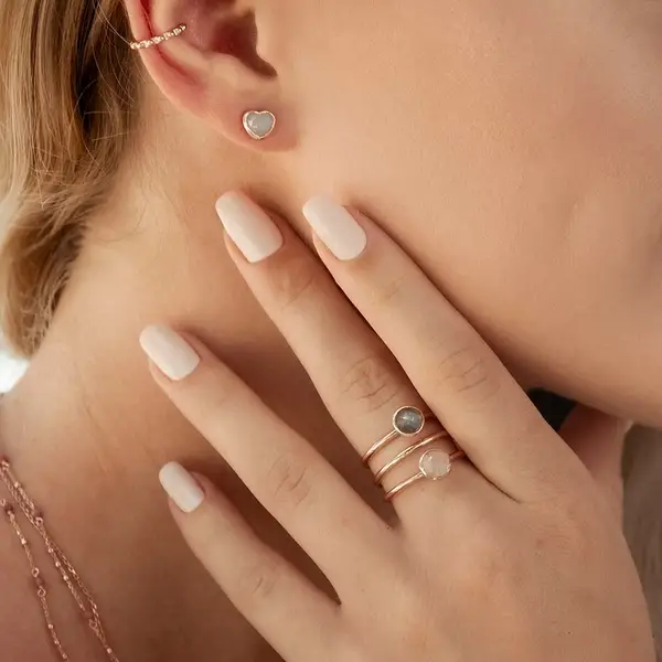 Leaf Jewelry Ohrstecker Valentine, Rosegold Bestseller