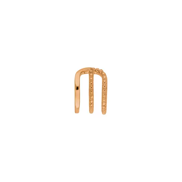Leaf Jewelry Silber Earcuff, TRIPLE, Rosegold Bis zu 55% Rabatt
