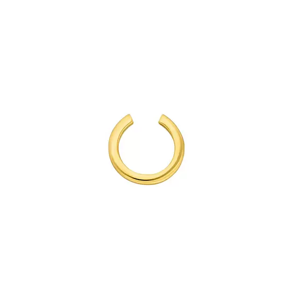 Leaf Jewelry Earcuff Basic, 10 mm, 18 K Gelbgold vergoldet Speichern exportieren