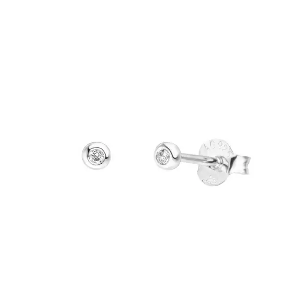 Leaf Jewelry Ohrstecker MINI Pure 18 K Gelbgold vergoldet, 925 Sterlingsilber Bis zu 50% Rabatt