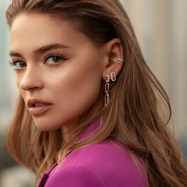 Leaf Jewelry Silber Earcuff, Rosegold, Neon Twist Nur noch ein Tag übrig