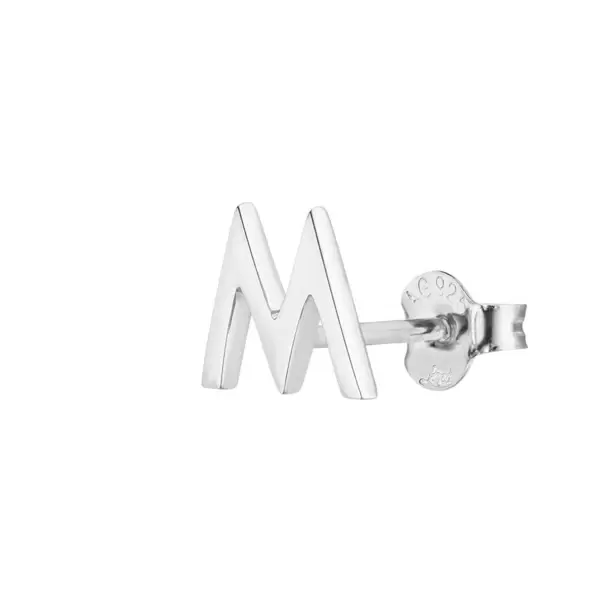 Leaf Jewelry Buchstabenstecker, 925 Sterlingsilber, 1 Stück, B Fabrikpreis