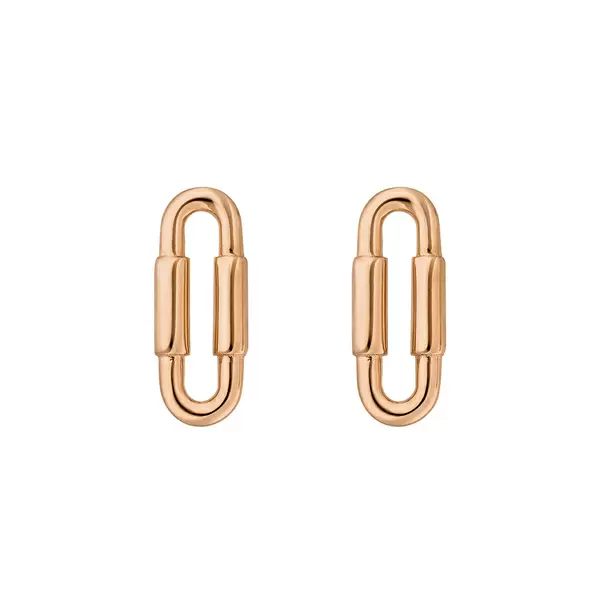 Leaf Jewelry Silber Ohrstecker, Rosegold, Karabiner Günstig kaufen