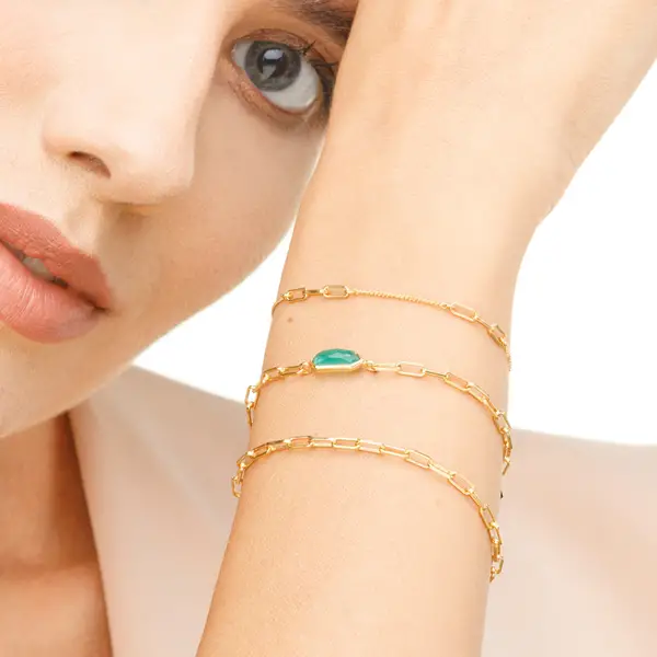 Leaf Jewelry Silber Armkette, CUBE II VIP-Rabatte