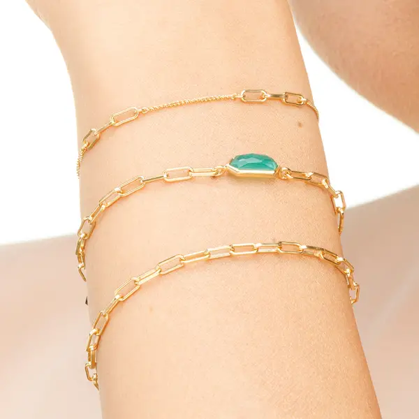 Leaf Jewelry Silber Armkette, CUBE II VIP-Rabatte