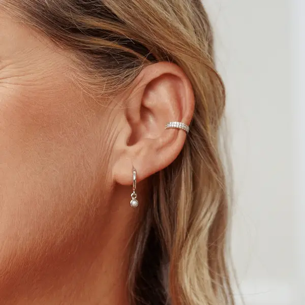 Leaf Jewelry Silber Earcuff, Zirkonia Letzte 2 Tage