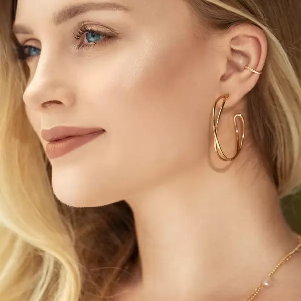 Leaf Jewelry Silber Creole, TUBE, Rosegold Bis zu 60% Rabatt