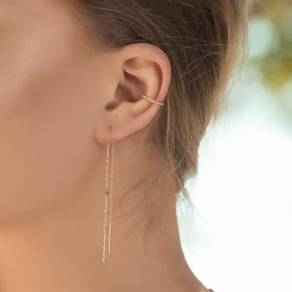 Leaf Jewelry Ohrhänger Flying Gems, Amethyst, 18 K Rosegold vergoldet Bis zu 55% Rabatt