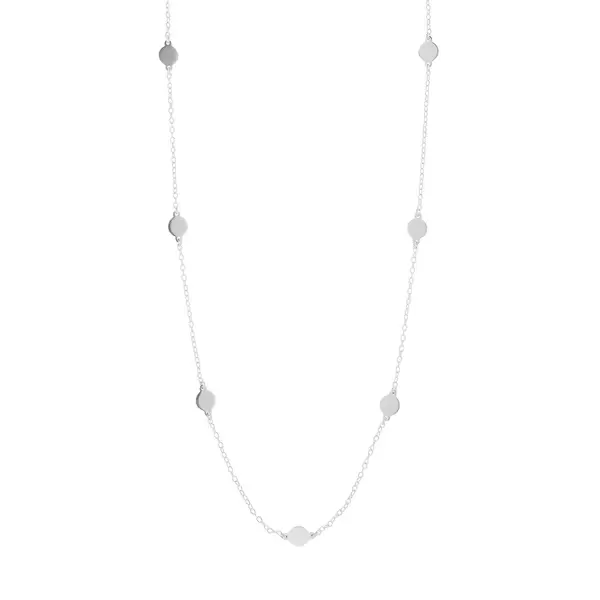 Leaf Jewelry Halskette Plättchen, kurz, Silber Discount Store für neue Produkte