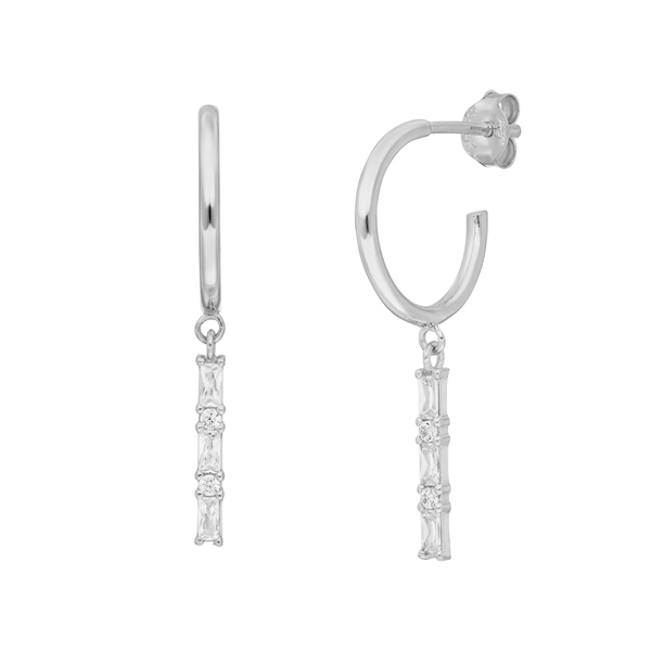 Leaf Jewelry Creole ICE CUBE, 925 Sterlingsilber Begrenzt auf 3 Tage