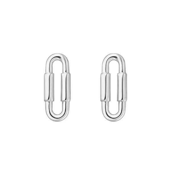 Leaf Jewelry Silber Ohrstecker, Karabiner Muttertagsangebot