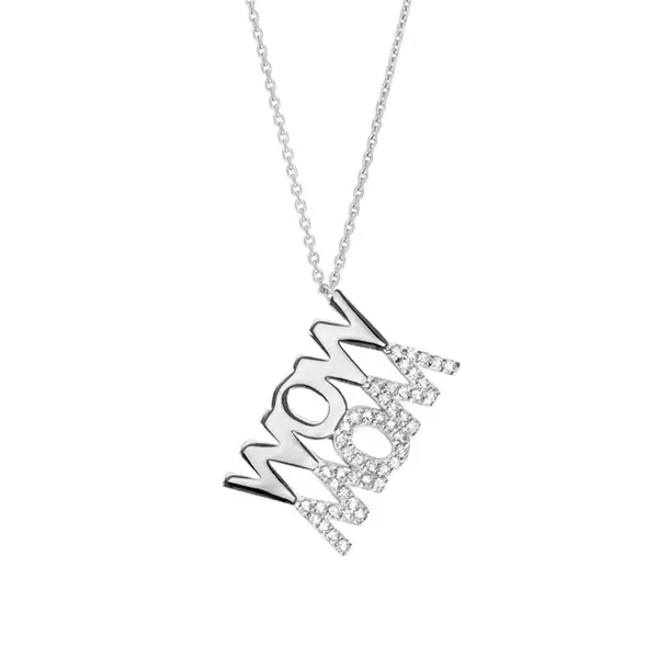 Leaf Jewelry Halskette WOW MOM, 925 Sterlingsilber Tägliche Deals