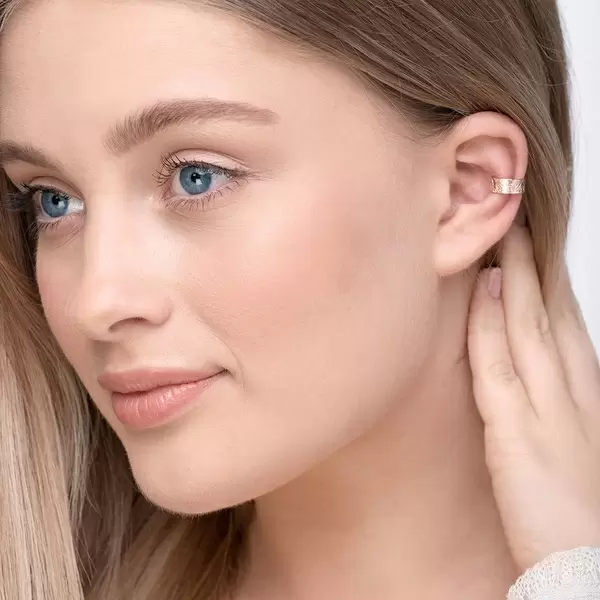 Leaf Jewelry Earcuff Matt, 4mm, 18 K Rosegold vergoldet JETZT KAUFEN