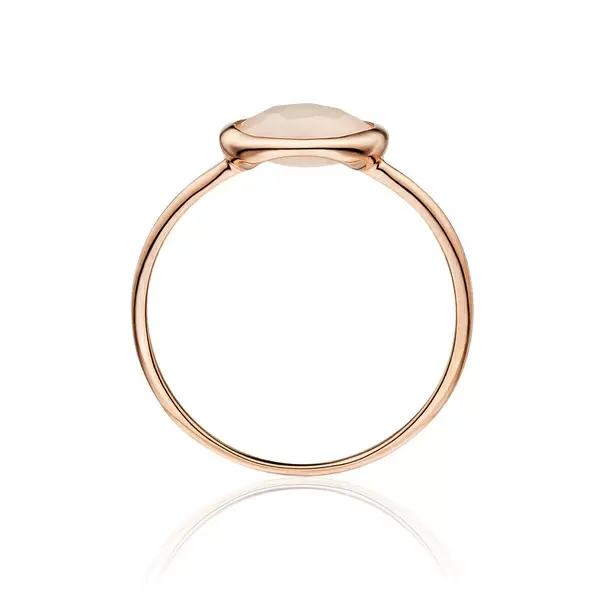 Leaf Jewelry Ring 14 K Roségold, Rosenquarz Discount Store für neue Produkte