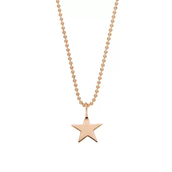 Leaf Jewelry Halskette STAR, 14 K Rosegold Speichern exportieren
