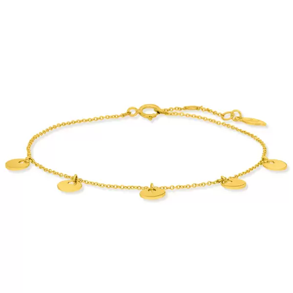 Leaf Jewelry Armkette Platelet, 14 K Gelbgold Black Friday Preise