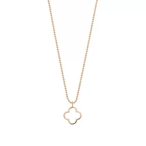 Leaf Jewelry Halskette GENTLE CLOVER, 14 K Rosegold Speichern exportieren