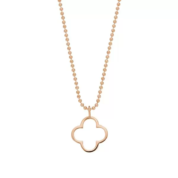 Leaf Jewelry Halskette GENTLE CLOVER, 14 K Rosegold Speichern exportieren
