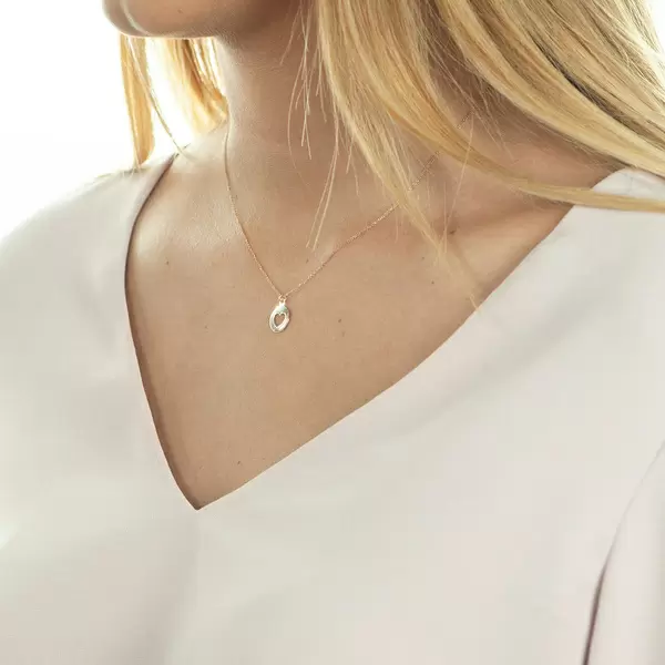 Leaf Jewelry Halskette Heart, 14 K Rosegold Schlussverkauf